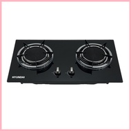◵ ▦ Hyundai Double Infrared Burner Tempered Glass Gas Stove HG-A203K
