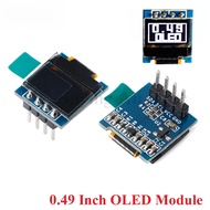 0.49 Inch OLED Display LCD Module White 0.49" Screen 64x32 I2C IIC Interface SSD1306 Driver for Ardu