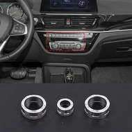 3Pcs For BMW 1 2 3 4 Series F30 F34 F46 GT X1 F47 F48 Air Conditioner Volume Switch Knob Decoration 