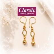 Emas 916 subang 0.94gram/916gold earring/916金耳环0.94gram
