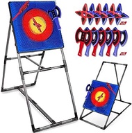POPERFUN Axe Throwing Game Set with 8 Throwing Axes and 8 Darts, Throwing Game Children 6-12 Years, 