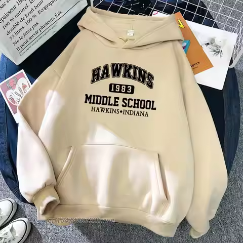 Hawkins 1983 Hoodies Men/Women Autumn Warm Hoodie Hip Hop Itself Hoody Fashion Oversize Sportswear