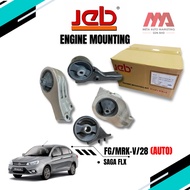 JEB ENGINE MOUNTING SET (4IN1) PROTON SAGA FLX (AUTO & MANUAL) FG/MRK-V/28 , FG/MRK-V/33