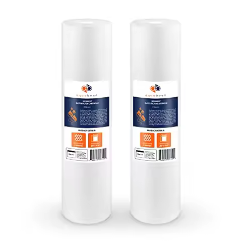 5 Micron 20 x 4.5 Whole House Sediment Filter Cartridge 20 inch Water Filter Replacement Compatible 