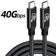 240W 40Gbps USB4 PD Cable 8K 60Hz Type C Super Speed Data Transfer Wire  for Macbook Laptop HP PC Mo