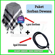 Sorban Kain Kashmiri / Souvenir Sorban Yaman / Igal Sorban Dewasa / Igal Sorban Dewasa / Igal Sorban