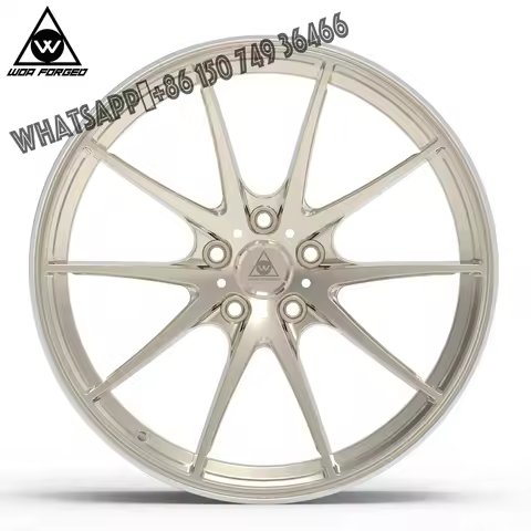 New Hot-Sale Polishing Gold Rims Car Wheels 17 18 19 20 21 22 Inch 5 Holes 5x112 5x120 5x130 5x100 G