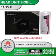 HEAD UNIT ANDROID 10 INCH SANSUI DURAGON SA-5200i FREE CAMERA - RAM
