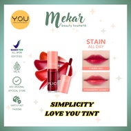 YOU Simplicity Love You Tint | Liptint Lipstick | Light Long Lasting | Soft Non-Sticky