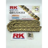RK RANTAI 520 X-RING / CHAIN 520 X-RING / RX-RING CHAIN 520KRX 100% ORIGINAL GOLD RANTAI EMAS KOTAK 