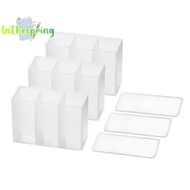 [lnthespringS] Wall Mounted 3Grids Organizer Mirror Cabinet Self-adhesive Objects Storage Box new