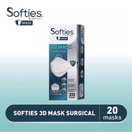 Softies Surgical Mask 3D 20s Masker Softies 3D 20s Diskon