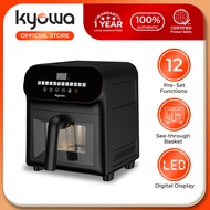 Kyowa Digital Air Fryer with See-through Basket (Black) KW-3833