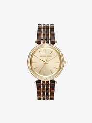นาฬิกาข้อมือผู้หญิง Michael Kors Darci Gold Dial - Brown MK4326