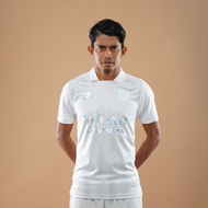 Kedah Jersey 2023 LOTTO Original Kedah FC 2021 Third White Kit Player Issue Jersey Polo Shirt White 