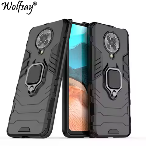 For Xiaomi Poco F2 Pro Case Armor Magnetic Suction Stand Full Cover For Poco X5 Pro 5G Cover Case Fo