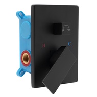 Single Handle Black Solid Brass Wall Mount Shower Mixer Control Valve Shower Faucet