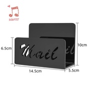 (xiu988) Mail Organizer Countertop Mail Holder Acrylic Mail Sorter for Desk Envelope Holder Letter O
