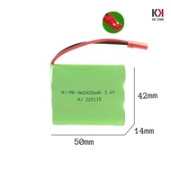 2400mAh Ni-MH Rc Rechargeable Battery Bateri Kereta Kontrol 12v 9.6v 8.4v 7.4v 7.2v 6.0v 4.8v 3.6v 2