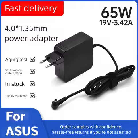 19V 3.42A 65W 4.0*1.35 power Charger Laptop adapter For Asus Zenbook UX32VD UX305CA ux31a x201e ux30