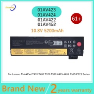 61+ 01AV452 01AV423 01AV422 01AV424 Laptop battery For Lenovo ThinkPad T470 T570 A475 A485 T480 T580