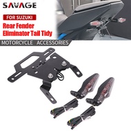 License Plate Holder with Turn Signal Light For Suzuki GSX-8R GSX S 8R 2024 GSX-8S 2023-2024 Conceal