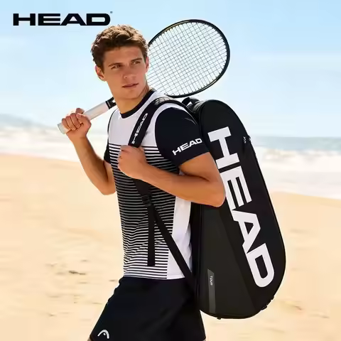 ​HEAD Tennis Racket Bag TOUR Racquet Bag Shoulder Handbag Large Capacity Tennis Backpack Tennis Bag 