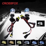 CROSSFOX 35W HID H1 H11 Xenon H7 H3 H13 9005 9006 9004 9007 880 H4 12V Car Headlight 3000K 4300K 500