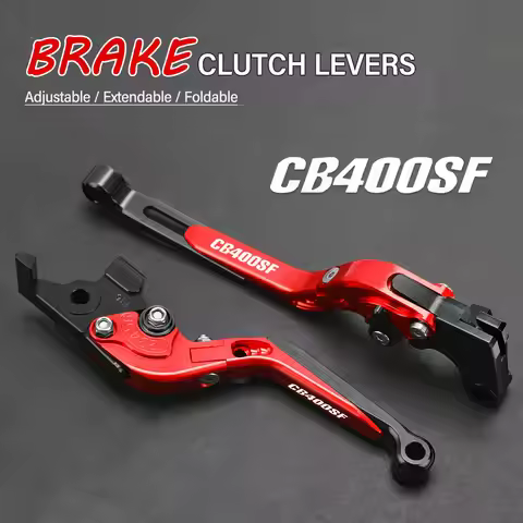 FOR Honda CB400SF CB400 SF CB 400SF1992-1998 Motorcycle Hand Brake Clutch Adjustable Levers Handle F