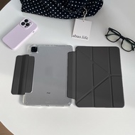 เคส iPad พับได้สุดคุ้ม ใหม่เคสป้องกันด้านหลังแบบพับได้รูปตัว Y สำหรับ Gen11 A16 Gen10 Air4 Air5 Air6