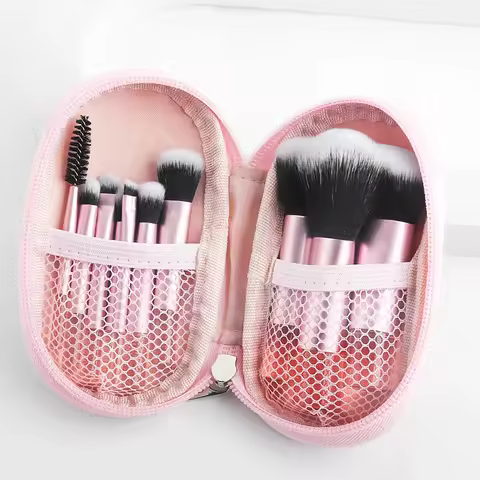 10/13Pcs Mini Makeup Brush Set Professional Powder Eyeshadow Foundation Blush Concealer Blender Beau