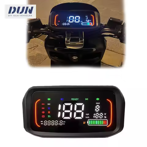 DN7 Colorful Display Lithium Battery One-LIN Communication 48V 60V 72V 96V 108V For VOTOL Fardriver 