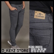 FIFTEEN DENIM - Men's Slim Fit Streetwear Jeans Original Men's Pants Men's Jeans GREY/ GREY/ JEANS