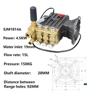 220V 3.3KW 3.9KW 4.5KW Stop The High-pressure Self-service Car Wash Pump Cleaning Plunger Pump High-