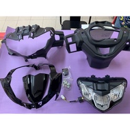 Y15ZR V1 CONVERT V2 HEAD LAMP COMPLETE SET ** PAKAI METER V1 **
