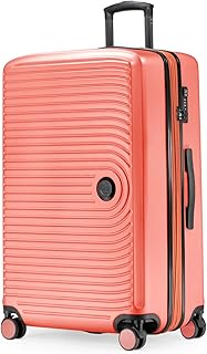 Mitte - Large Hard Shell Suitcase, TSA 4 Wheels, Check-in Luggage with 8 cm Volume Extension, 77 cm,
