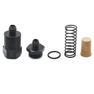 6061-T6 Aluminum Black 6AN Inline Fuel Filter 30 Micron