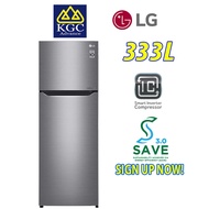 LG (333L) GN-G372SLCB Refrigerator Top Freezer with Multi Air Flow & Smart Inverter Compressor [Seda