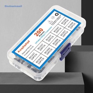 200Pcs Transistor Assortment 10 Values TO-92 Transistor Assorted Kit PNP NPN BC327 BC337 BC517 BC547