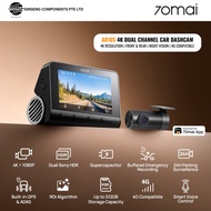 70mai A810S 4K Dual-Channel 4G Dash Cam with ADAS and 24H Parking Mode Front & Rear DashCam Car Came