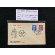 1976 Cyprus (Northern Cyprus) Europa Cept 1976-Handicrafts First Day Cover. Note: Cover Toned