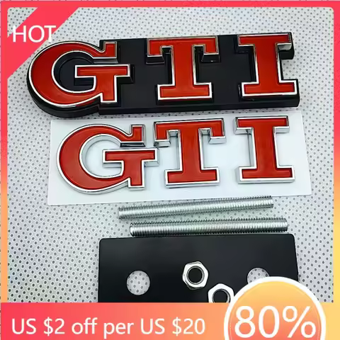 Golf 3 4 MK3 MK4 2026 Hot For VW VOLKSWAGEN 3D Metal Car Trunk Logo Sticker Grill Emblems Badge Deca