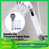 【Small Tools】♞☾№ ⚡Fast Deliver⚡ Bjiax Negative Ions Pressurized Handheld Shower Head Bathroom Showering Bathing Sprinkler ( 1)