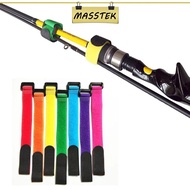 MASSTEK Fishing Rod Tie Holder Strap Suspender Hook Loop Pancing Tie Belt Rod Wrap Band 23242