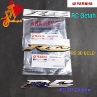 Yamaha Y15ZR Y15 LC 135 Rc Exciter  Y15 Logo Emeblem 3D Epoxy Rc Gold Rc Chrome Original Vietnam 1pc