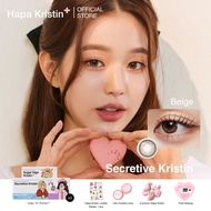Hapa Kristin คอนแทคเลนส์ รายเดือน รุ่น Secretive Kristin สี Beige (2pcs/box) มีค่าสายตา Contact Lens