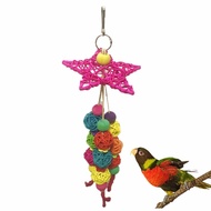 Colorful 1Parrot Rattan Swing Chair for Outdoor Patio