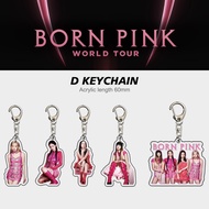 Blackpink Album BORN PINK Keychain ROSE JISOO Acrylic Pendant