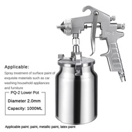 Paint Latex Paint Pneumatic Spray Gun Automotive Furniture Topcoat Repair Gun Stainless Steel High A