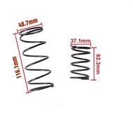 38MM TURBO EXTERNAL WASTEGATE WG SPRING COATED REPLACEMENT 14 PSI/8PSI 1BAR FOR TURBO SMART